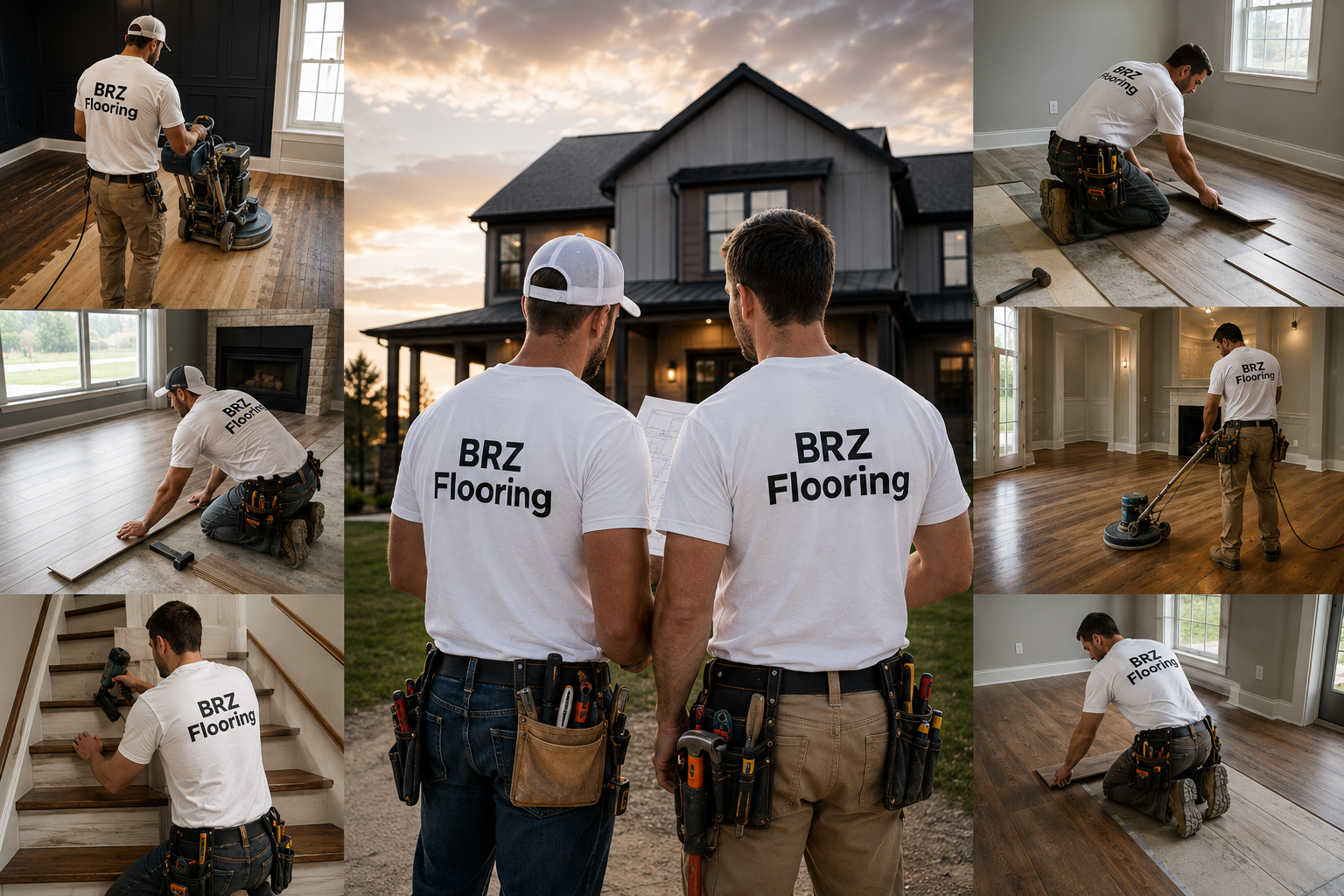BRZ Flooring LLC team at work